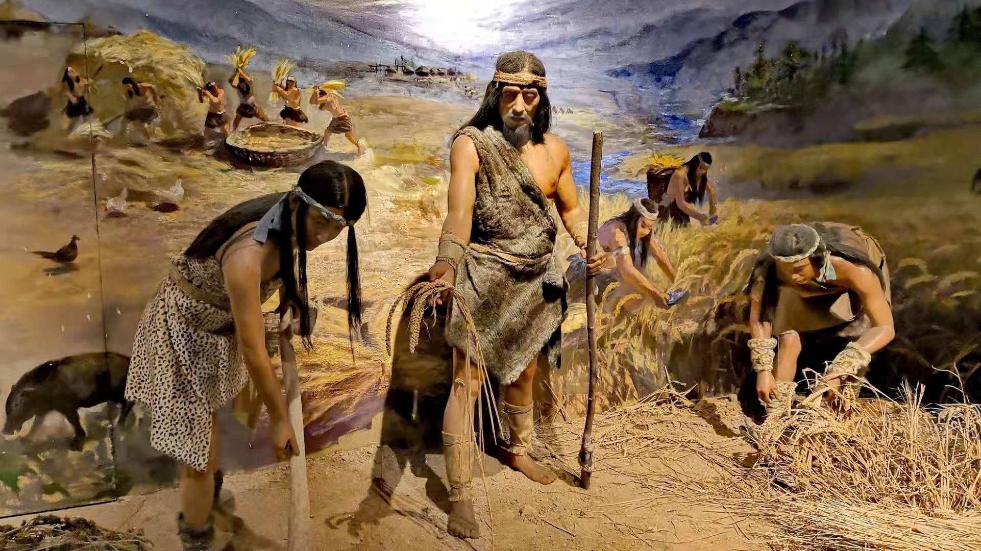 所以人类文明是与地区环境分不开的: 大河流域孕育出华夏农耕文明