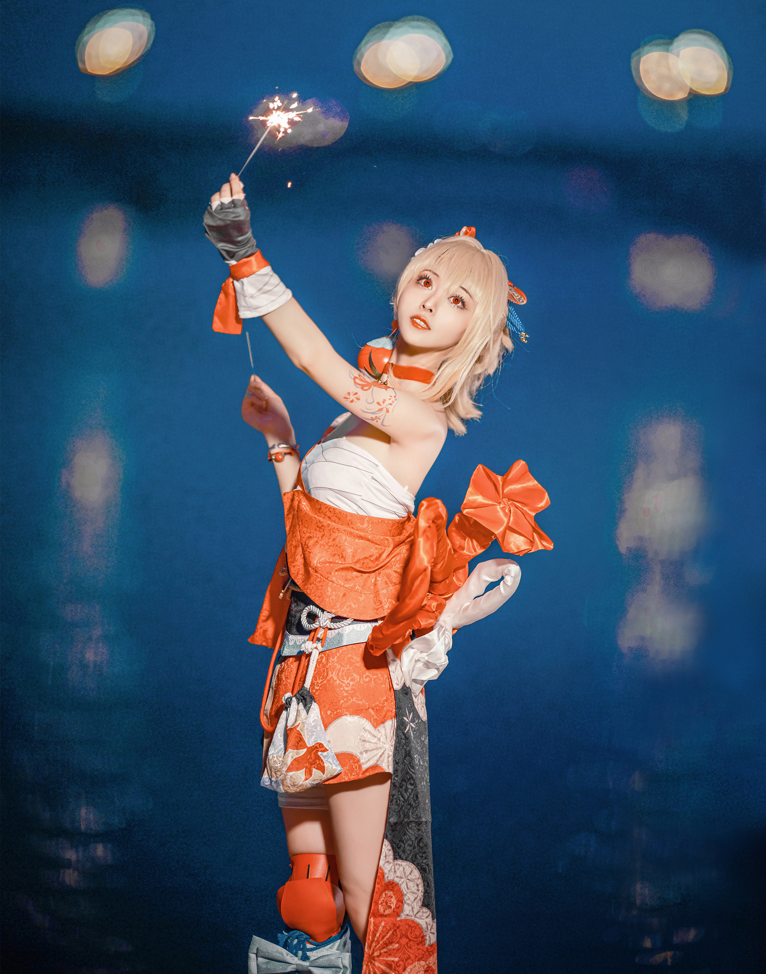 子姬zj原神宵宫cosplay4