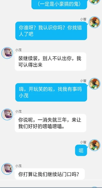 《智爷，莎总又误会了》第七章:（小茂的来访）