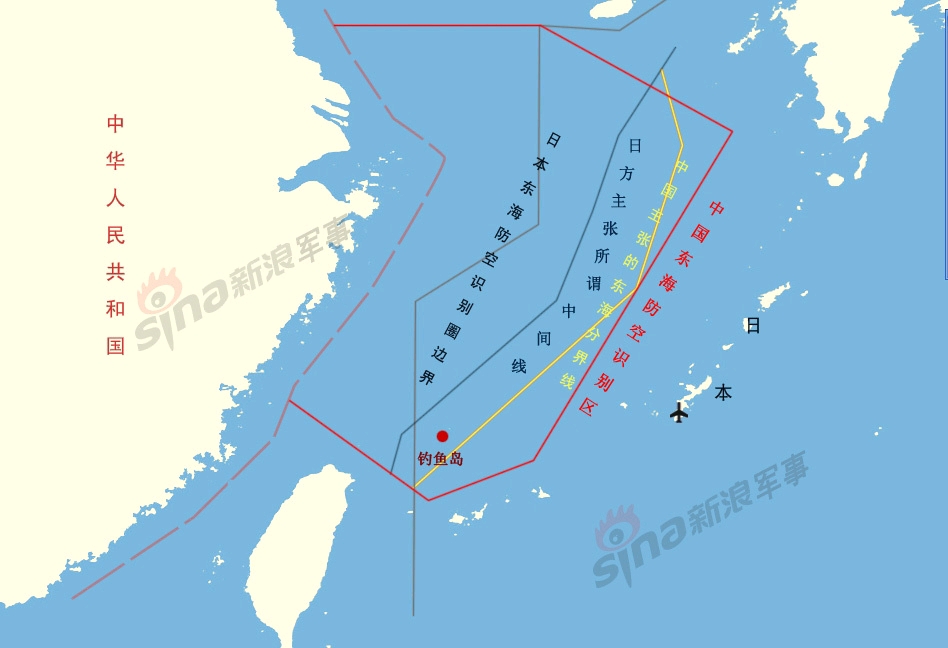 中韩黄海划界图片