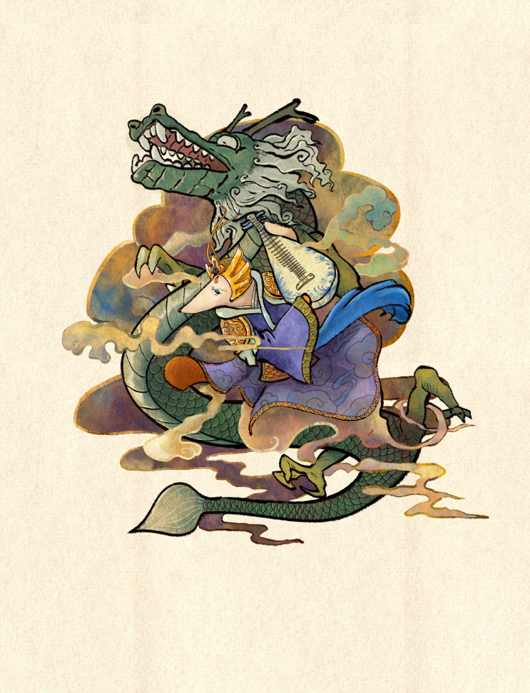 年关将近,来收获最后一波仙风道骨鼠鼠插画壁纸和头像吧