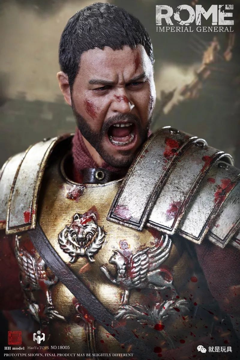 12寸版《角斗士》罗马帝国将军,怒吼头带感! - 哔哩哔哩