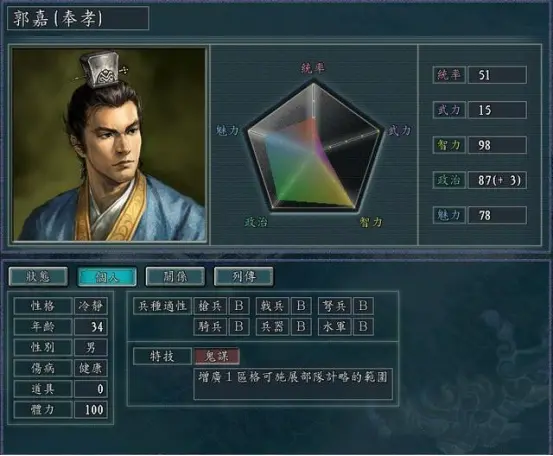 三国志11 郭嘉不死孔明不出 老玩家把两人互换国家鉴定谣言 哔哩哔哩