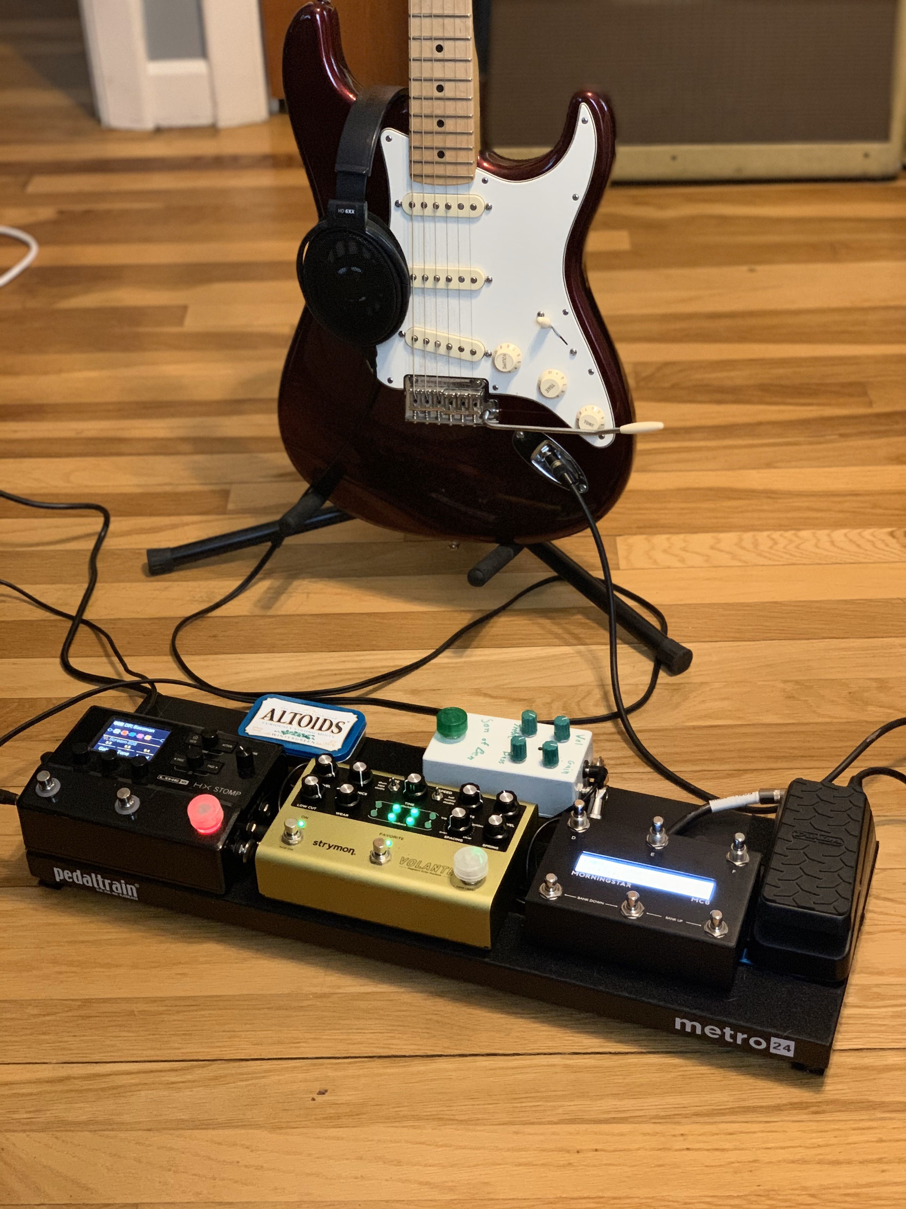 带有hxstomp效果器板大赏