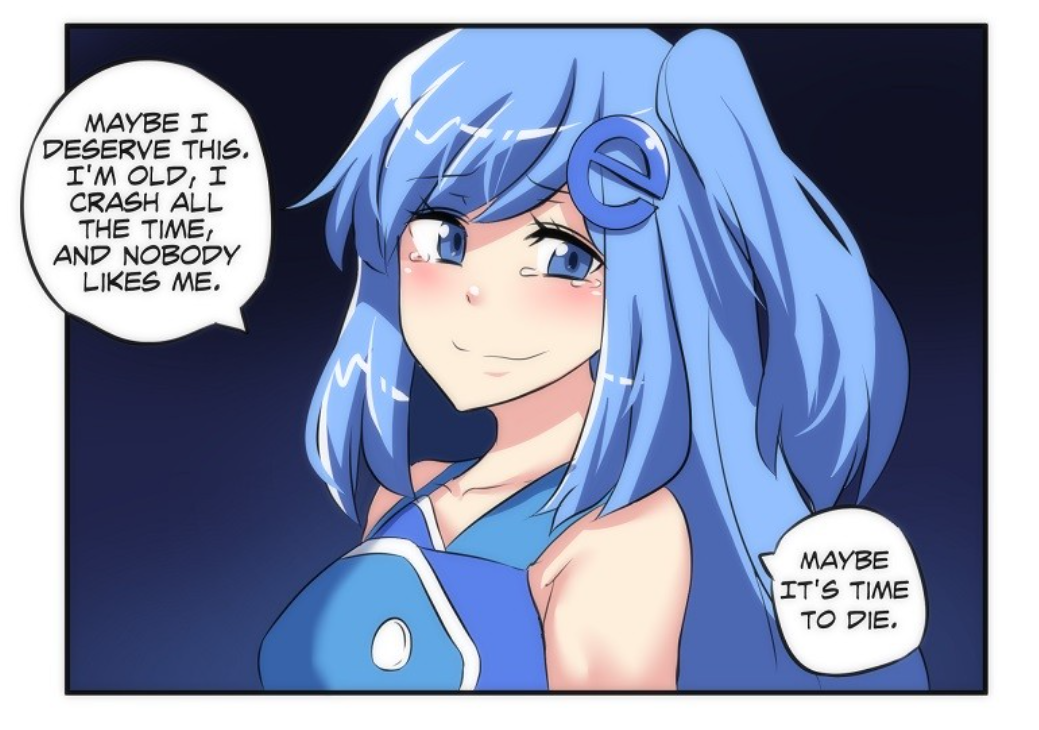 [漫画] Internet Explorer (IE娘系列第1期) twitter@Merryweatherey