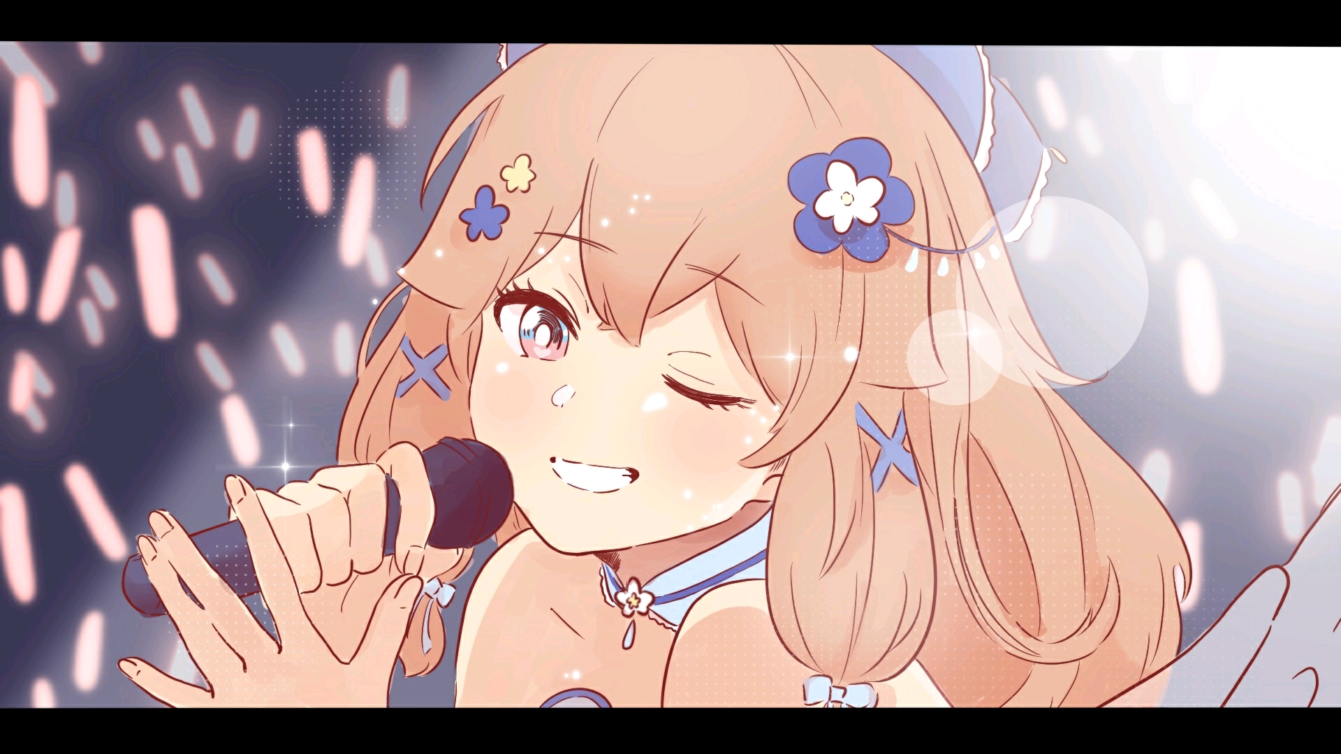 asoul嘉然生贺同人图祝枝江最甜甜甜的小草莓生日快乐