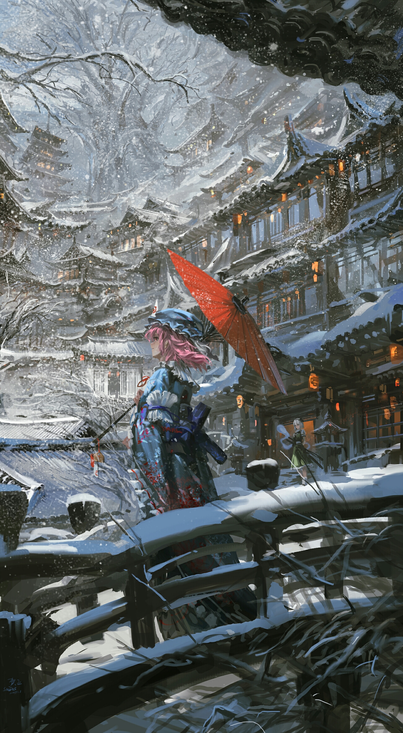 「东方美图集」华胥的亡灵-西行寺幽幽子