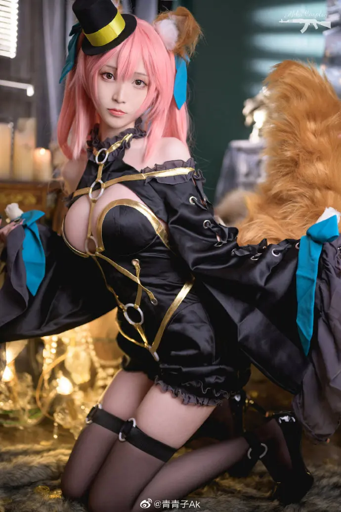 Cos Fate Grandorder漆黑魔术师玉藻前 哔哩哔哩