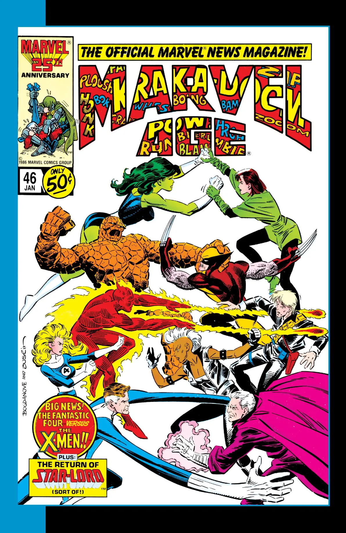 分享漫画x战警大战神奇四侠第4话