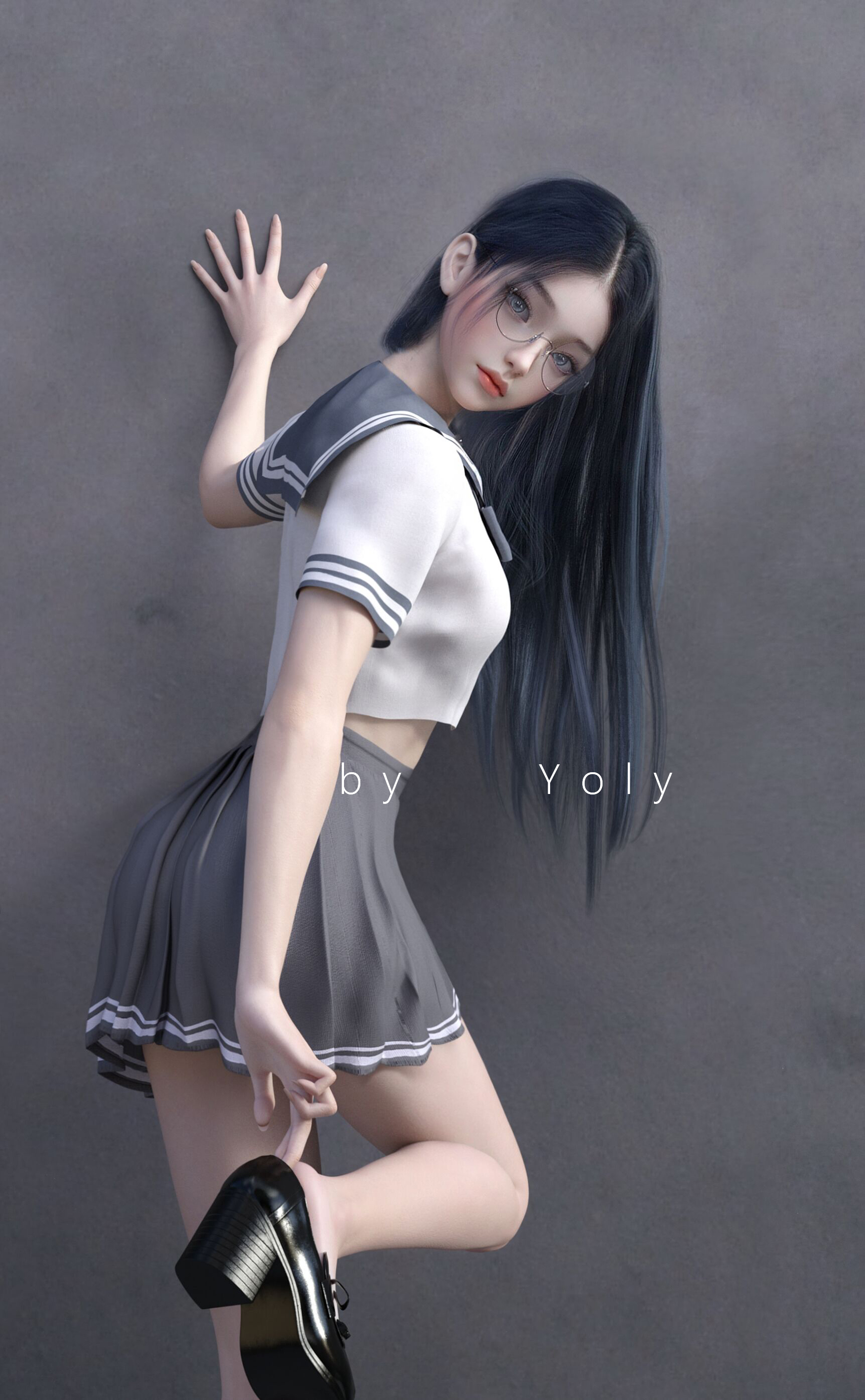 【擦边壁纸】纯欲清纯写真（致敬yoly） 哔哩哔哩