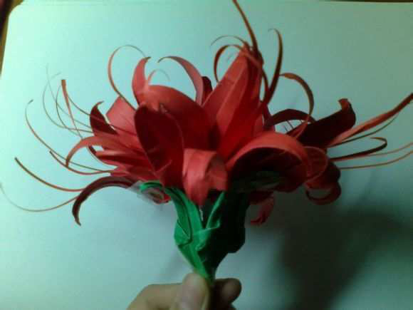 cos道具制作--3分钟教你如何折彼岸花