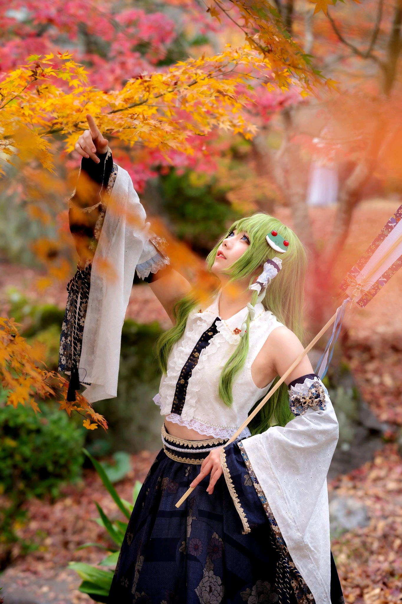 【东方】搬运|东风谷早苗|cosplay - 哔哩哔哩