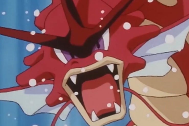 宝可梦动画中愤怒湖的红色暴鲤龙和游戏中有何不同