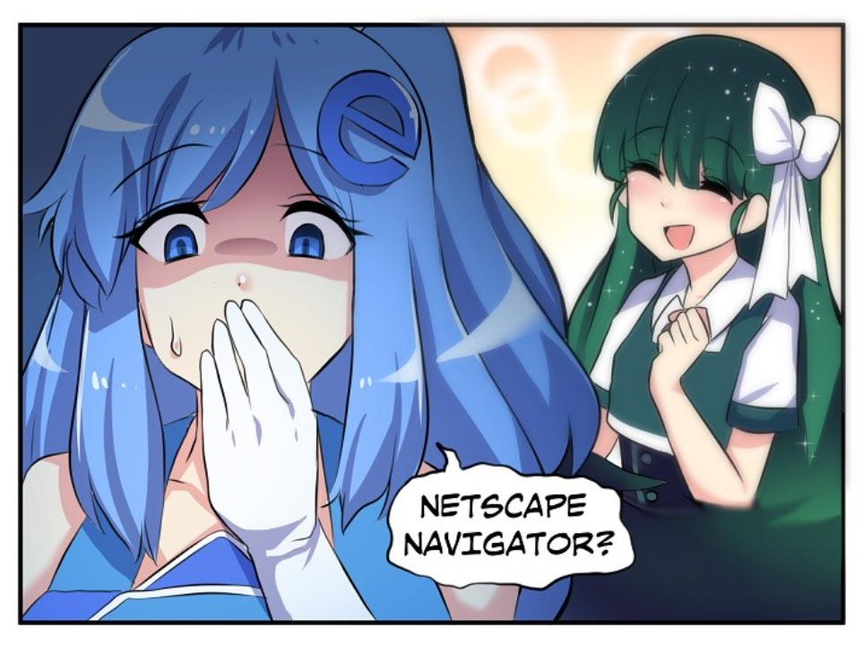 [漫画] Internet Explorer (IE娘系列第1期) twitter@Merryweatherey