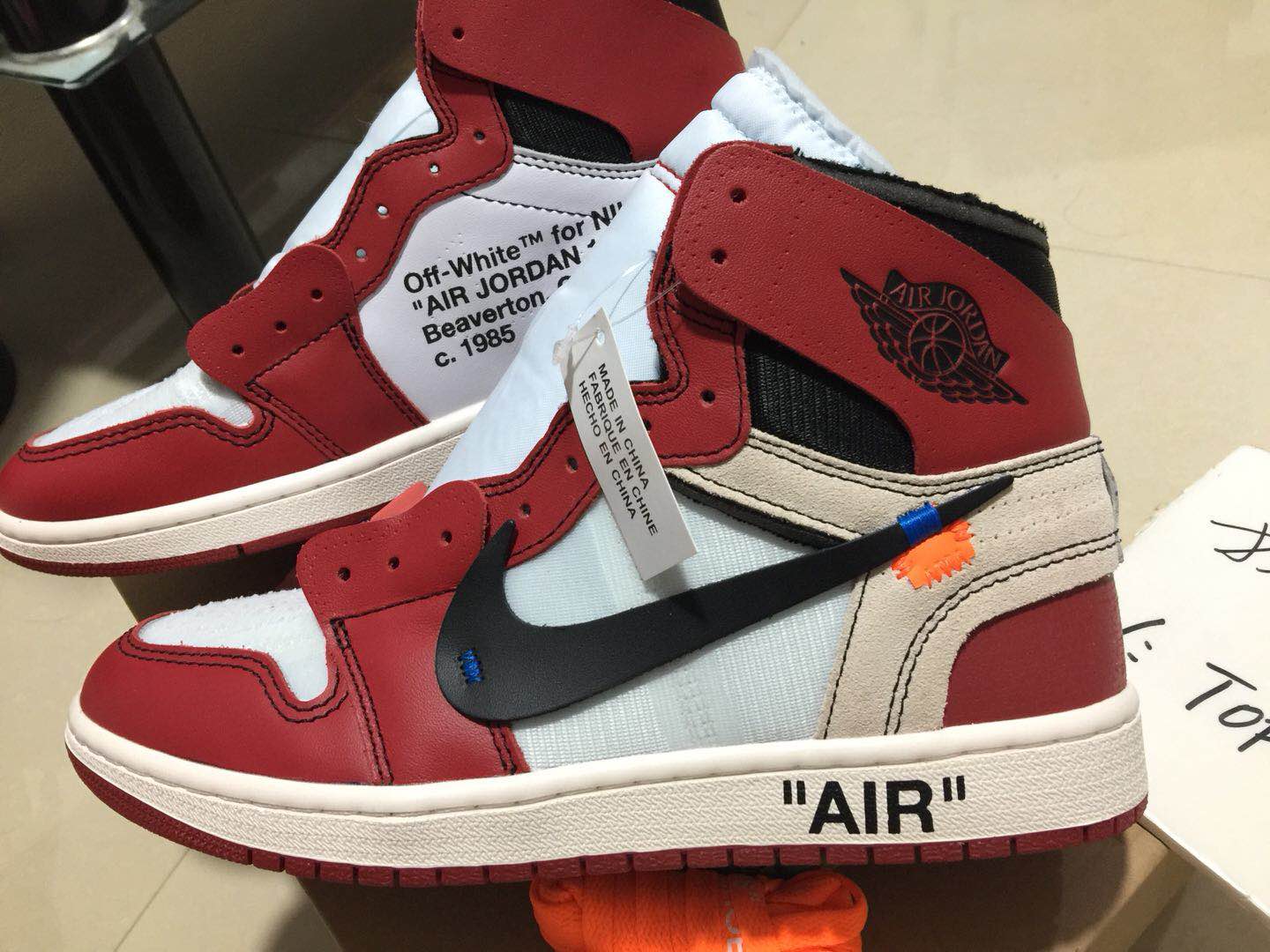 aj1 off white europe