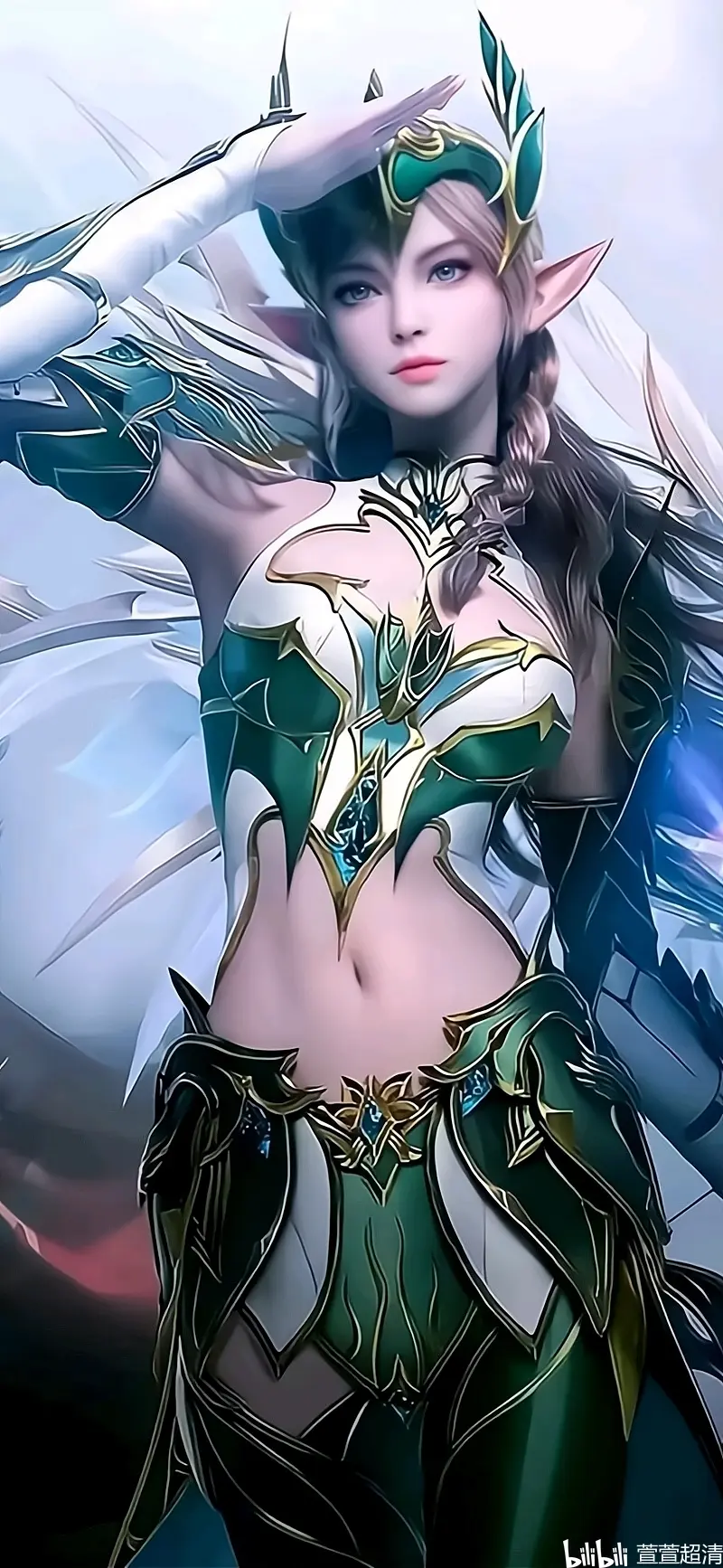 139 游戏cg美女 3d女神 全屏超清壁纸