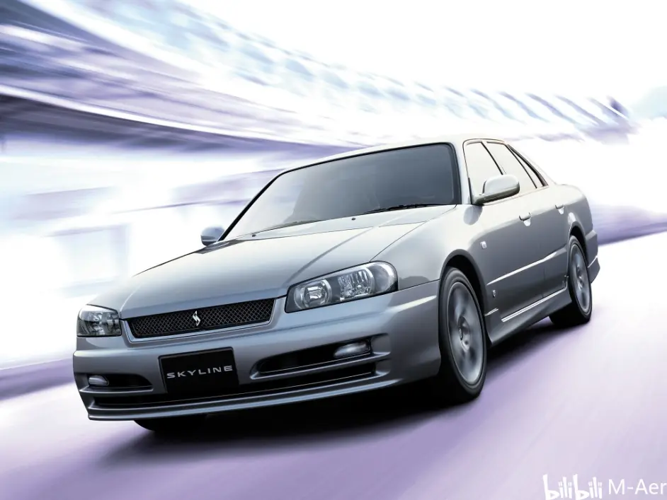 中古车型系列63 日产skyline R34 哔哩哔哩