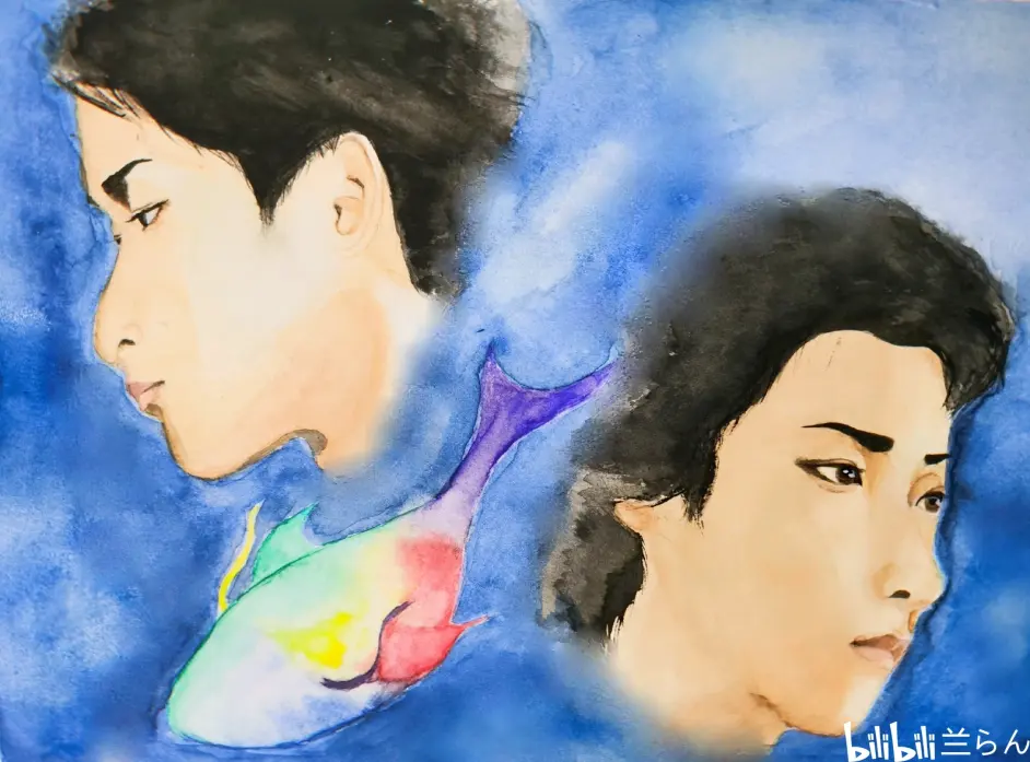 水彩画 大野智40岁生日快乐 哔哩哔哩