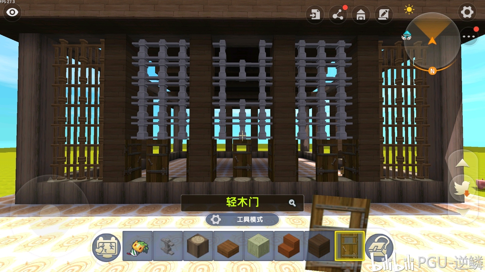 迷你世界古风小楼如何制作萌新分享建造教程让你体验古风美
