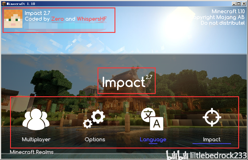 [Minecraft][2b2tHack]2B2T???????????????&????????????Impact Client 4.8.3????????? ????????????