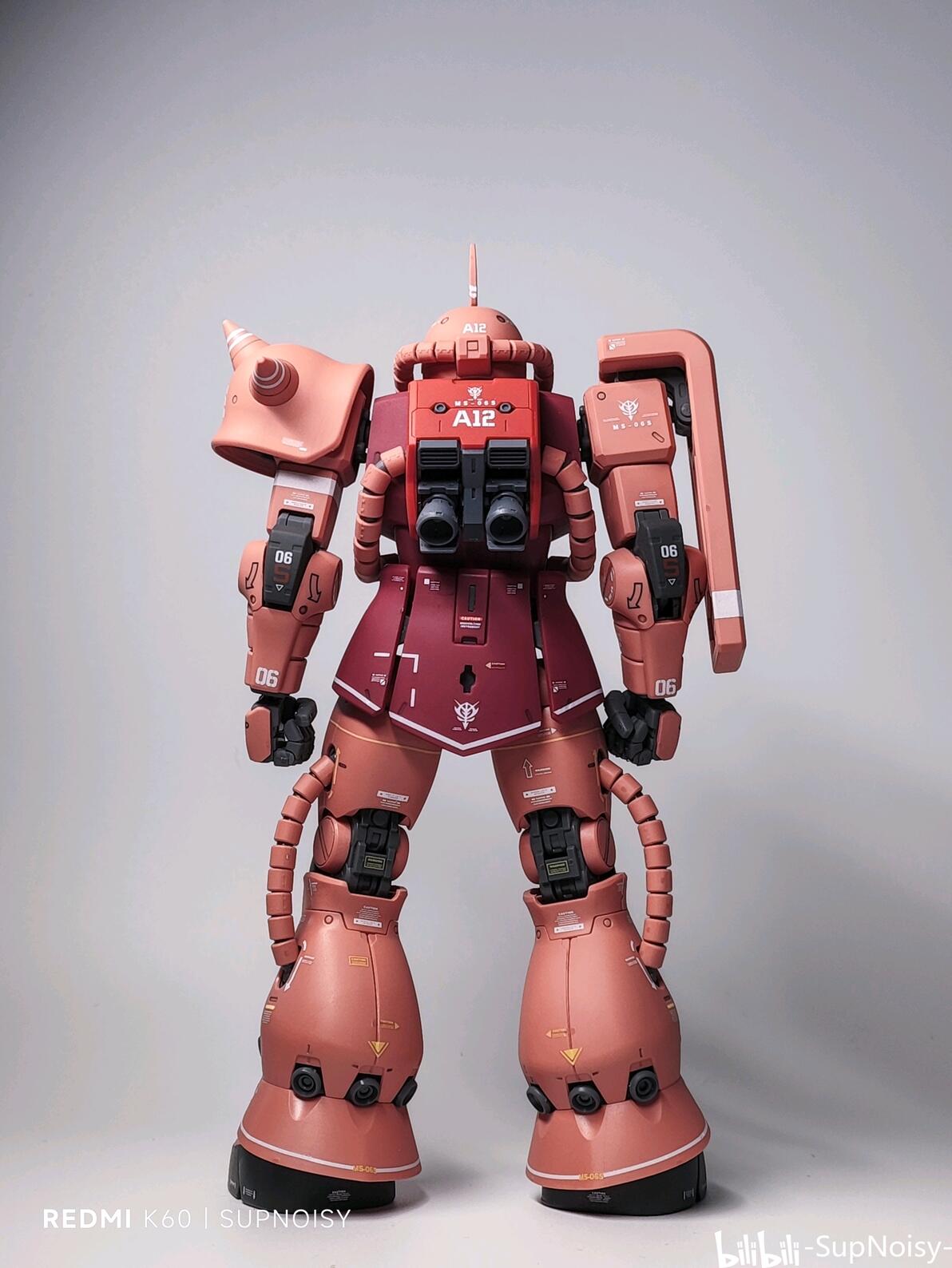 MG MS-06S ZAKUⅡ 夏亚红扎古2.0 - 哔哩哔哩
