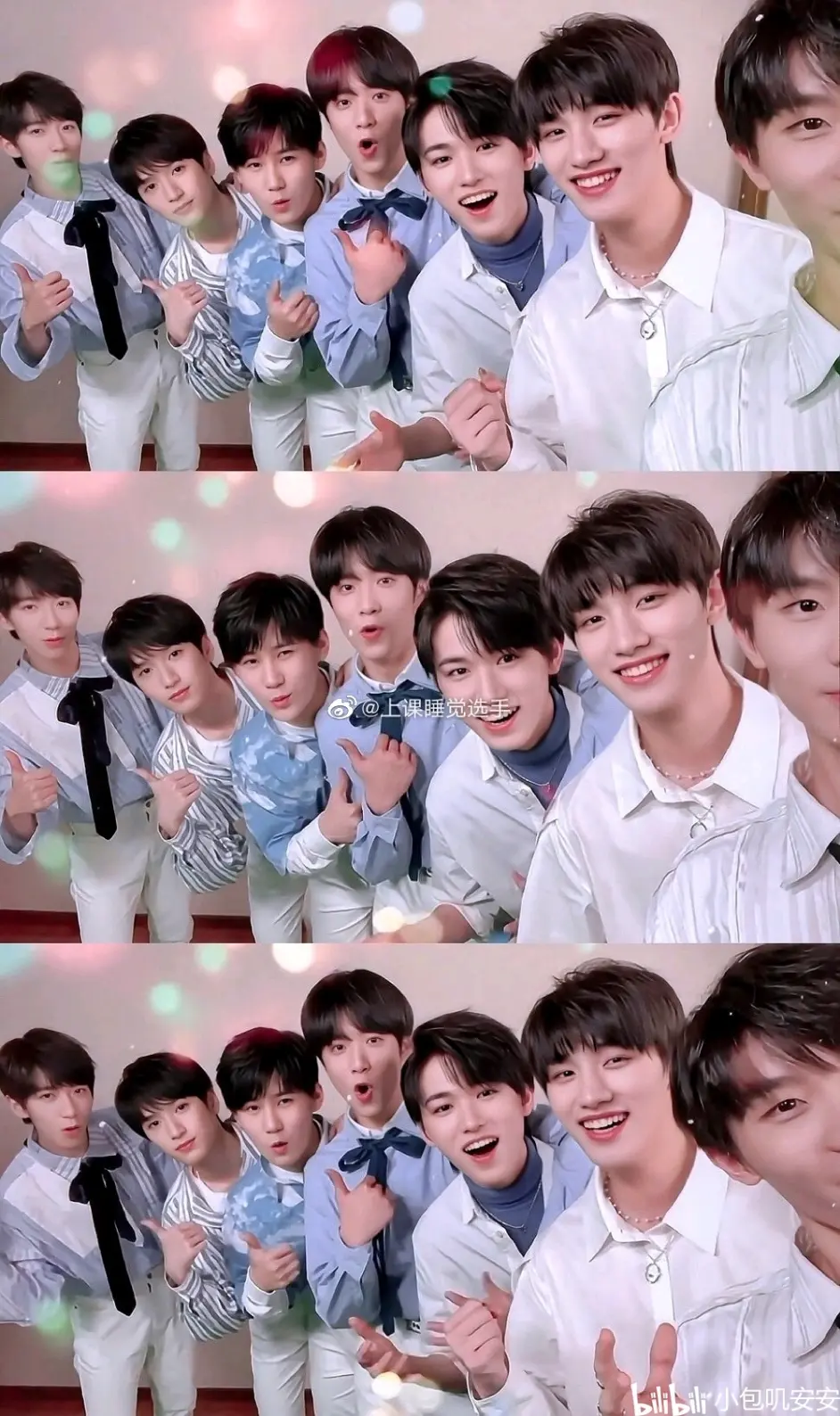 时代少年团 马嘉祺丁程鑫宋亚轩刘耀文张真源严浩翔贺峻霖 一周年快乐 哔哩哔哩