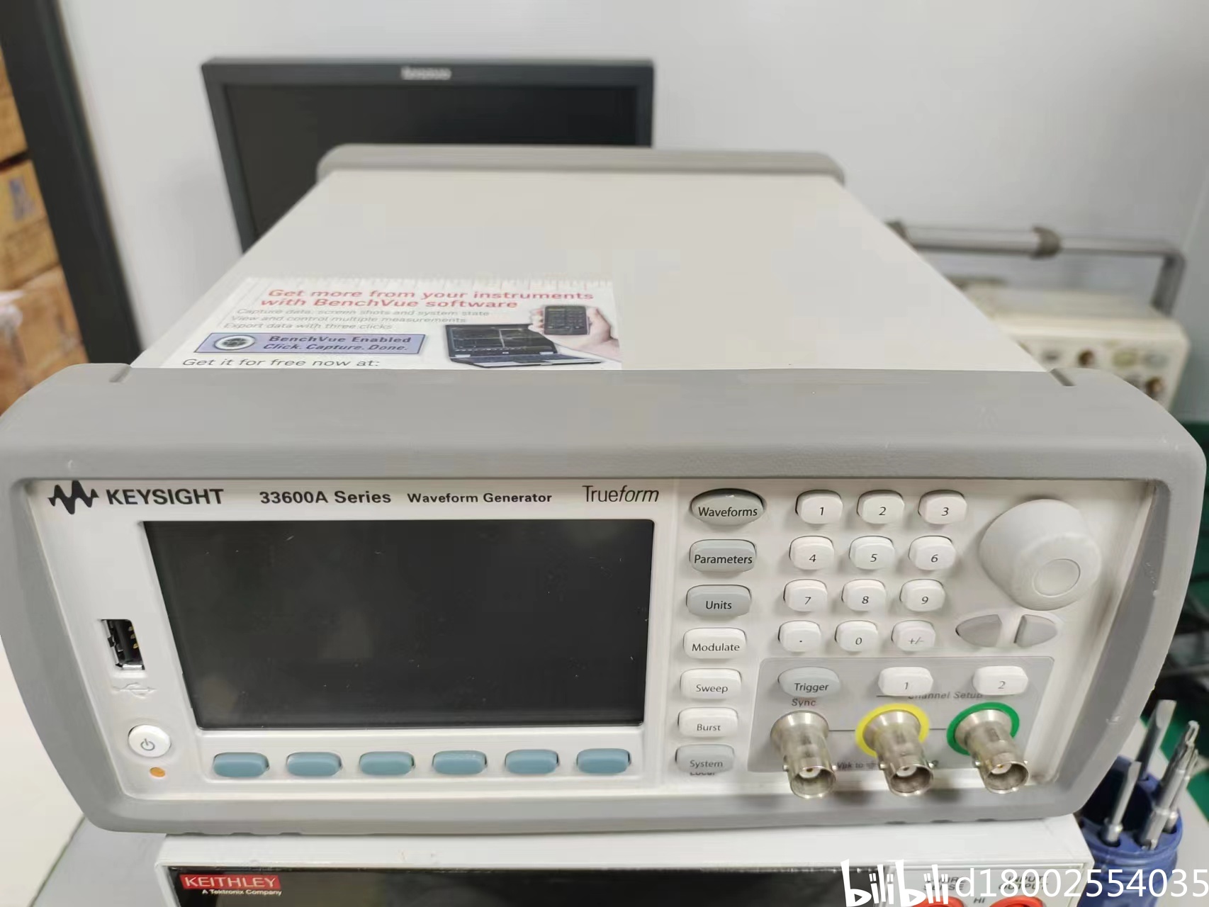 是德科技KEYSIGHT 33600A函数信号发生器 哔哩哔哩