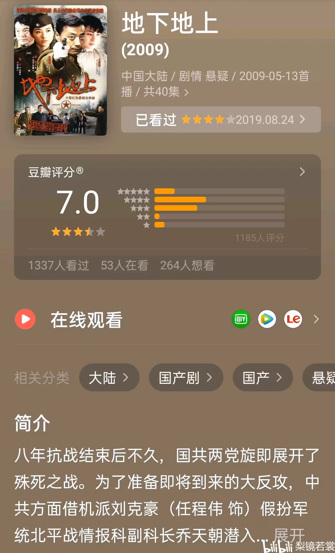 【追剧时光】地下地上~剧情解读