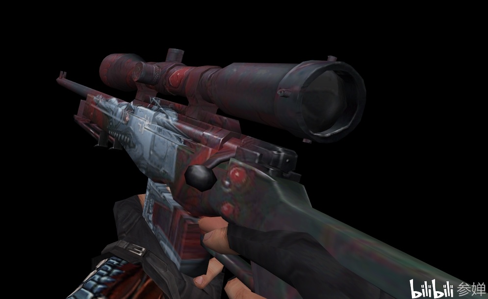 【cs1.6武器模型】awp(猩红)机械之眼