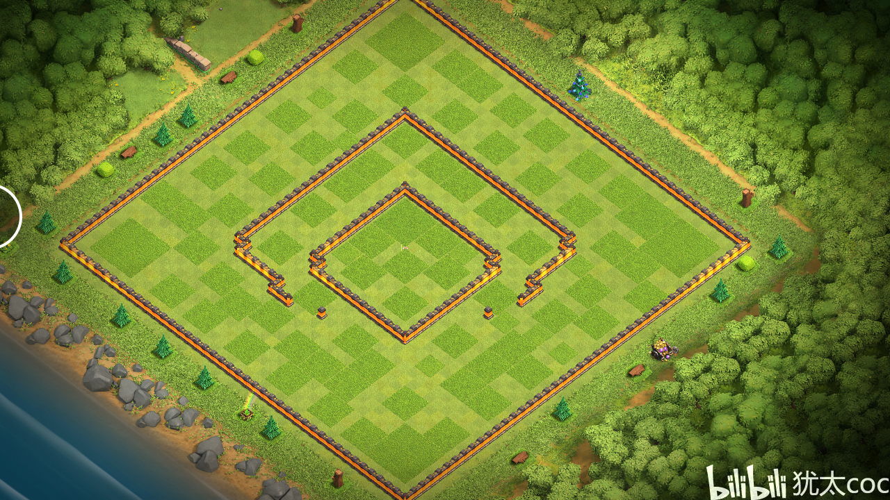 部落冲突10本种树阵型15期分享附链接代码