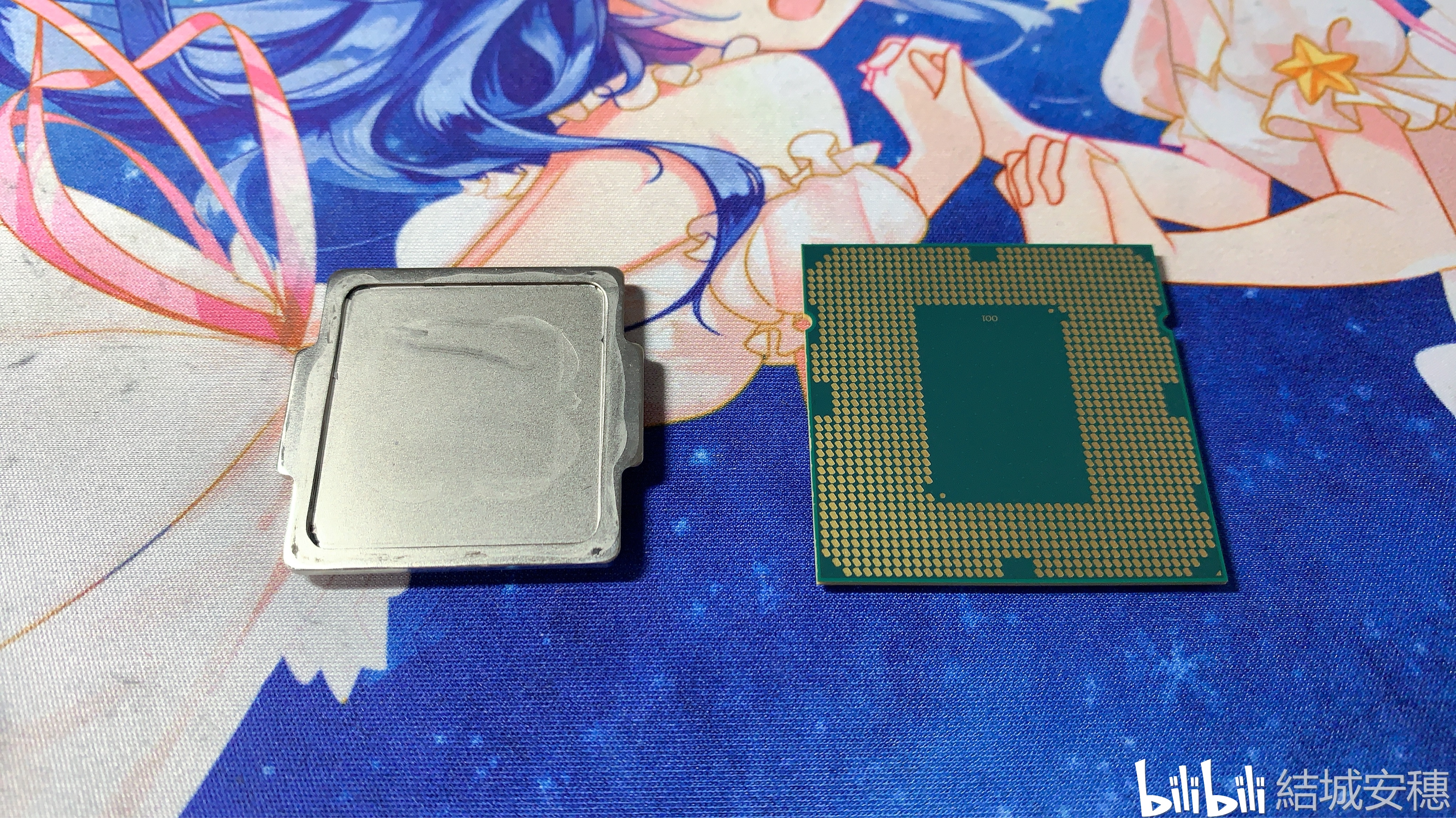 soma处理器背面 及 lga1156针脚(数过啦)
