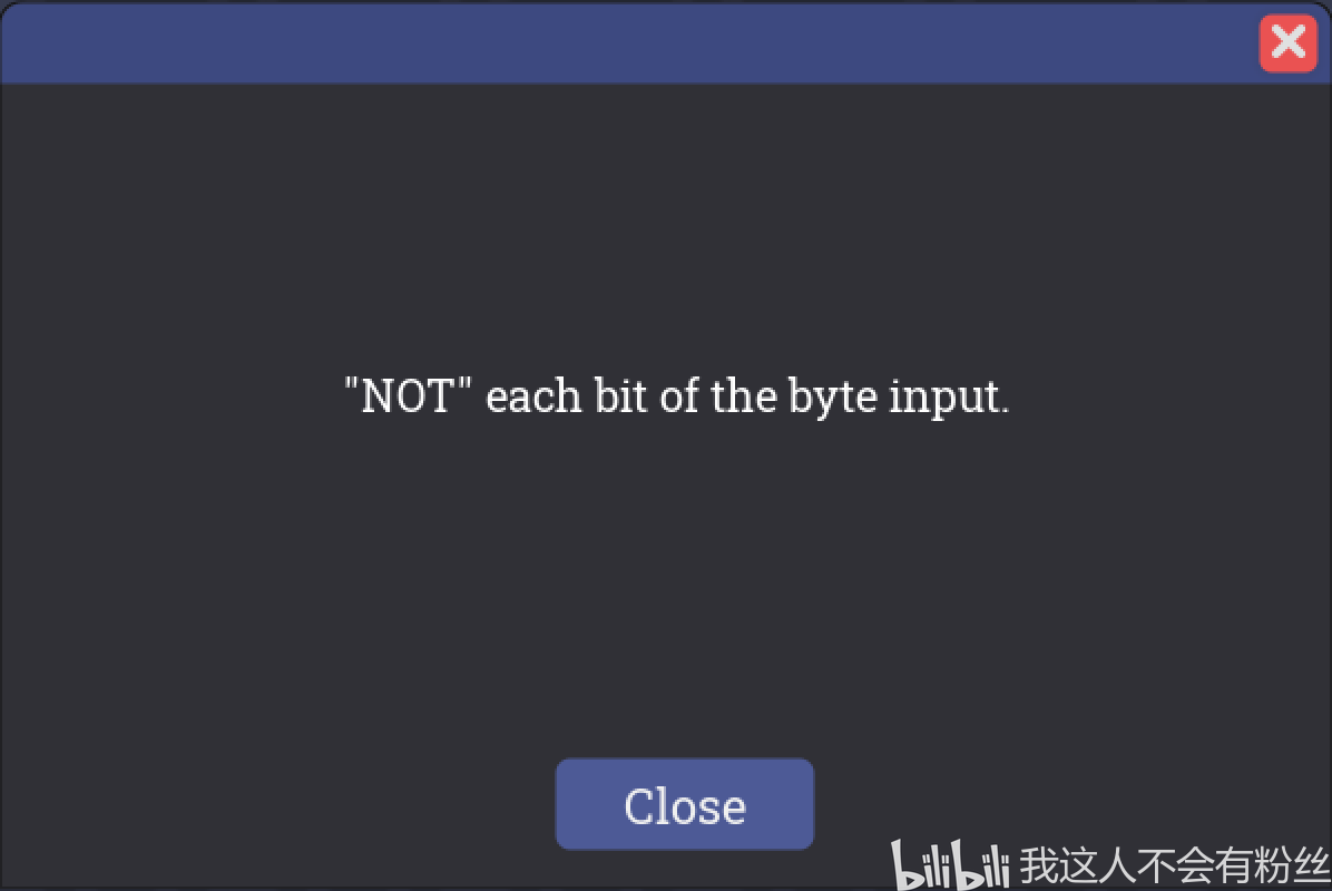 [Turing Complete] Byte Not 哔哩哔哩