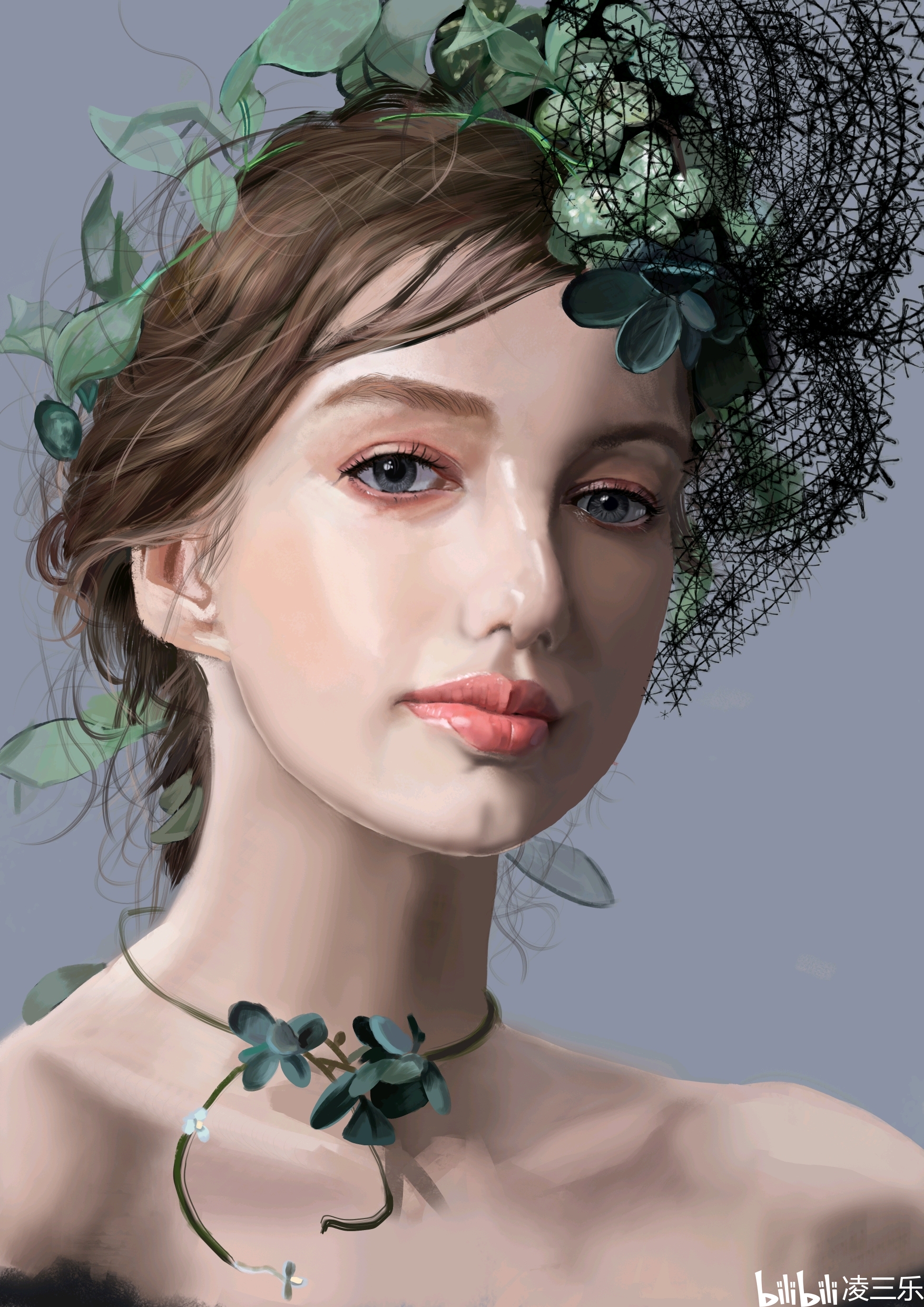 画渣画人头临摹,10月临摹20/30