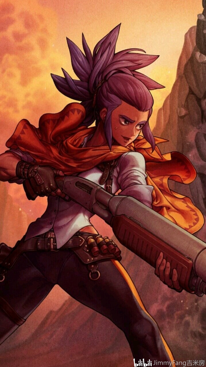 荒野乱斗:全网难找的雪莉图片,雪莉长大后不仅漂亮还超酷 - 哔哩哔哩