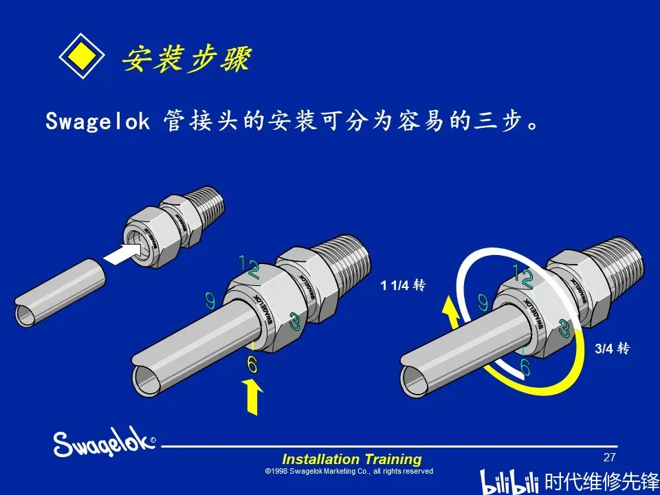 vcr接头安装图解图片