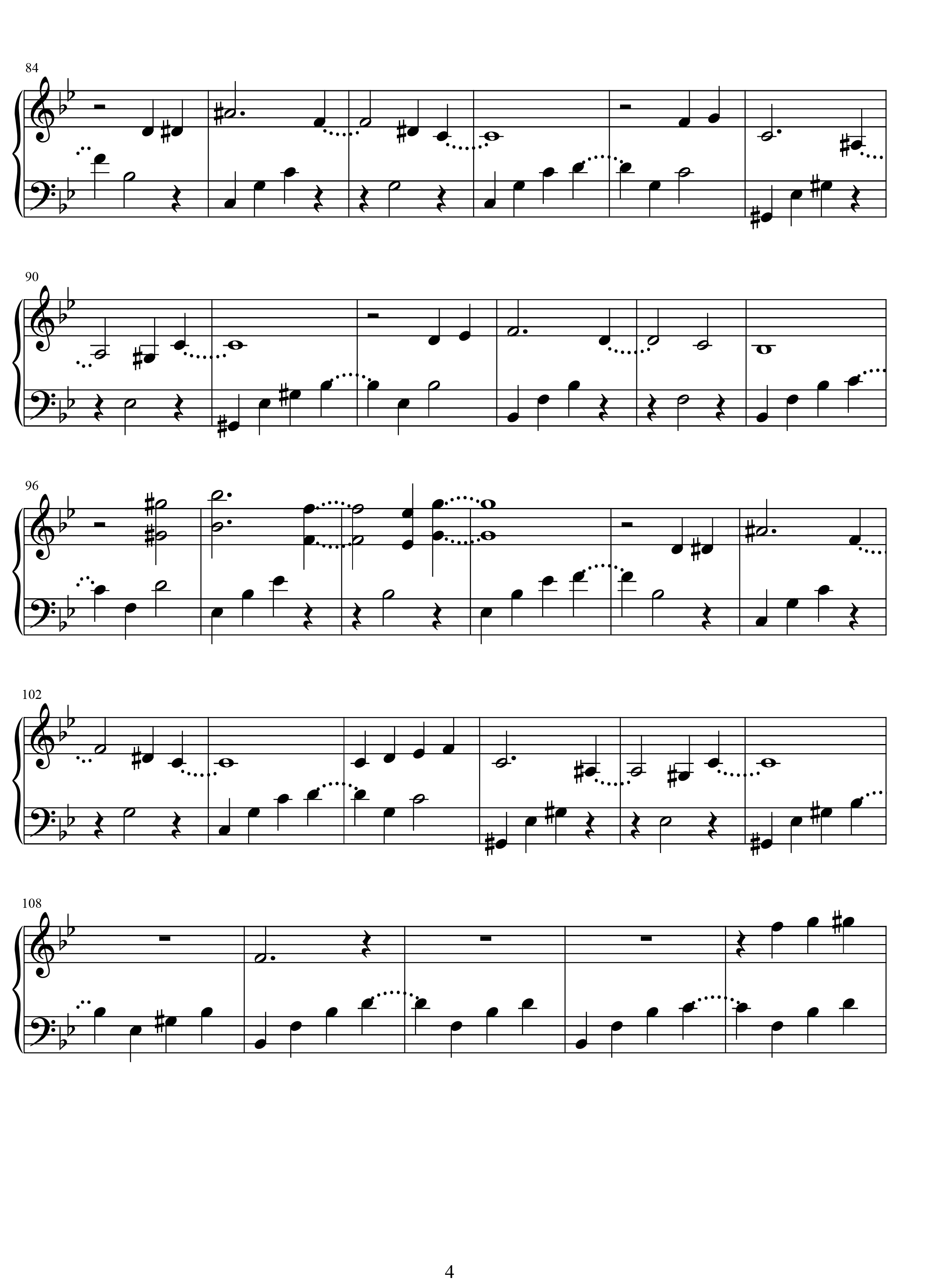 snow before spring - 羽肿 钢琴谱