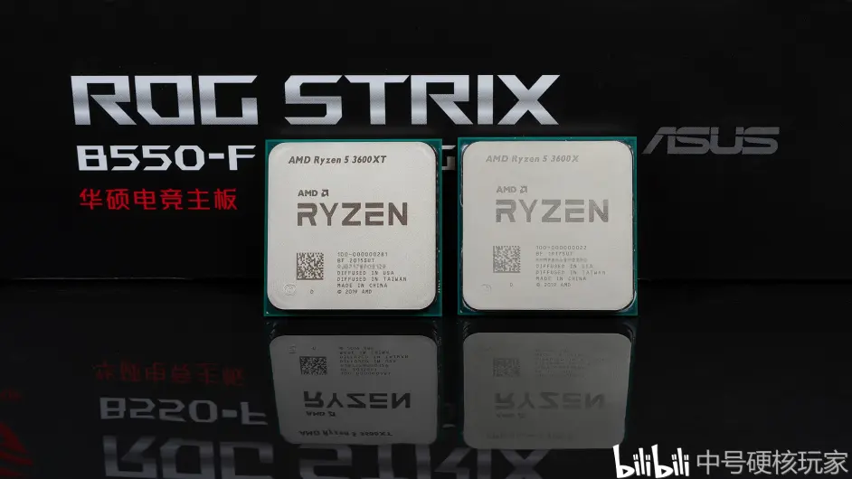 AMD Ryzen 5 3600XT+ROG B550首发评测，冲击全核4.7GHz新高度！ - 哔哩哔哩