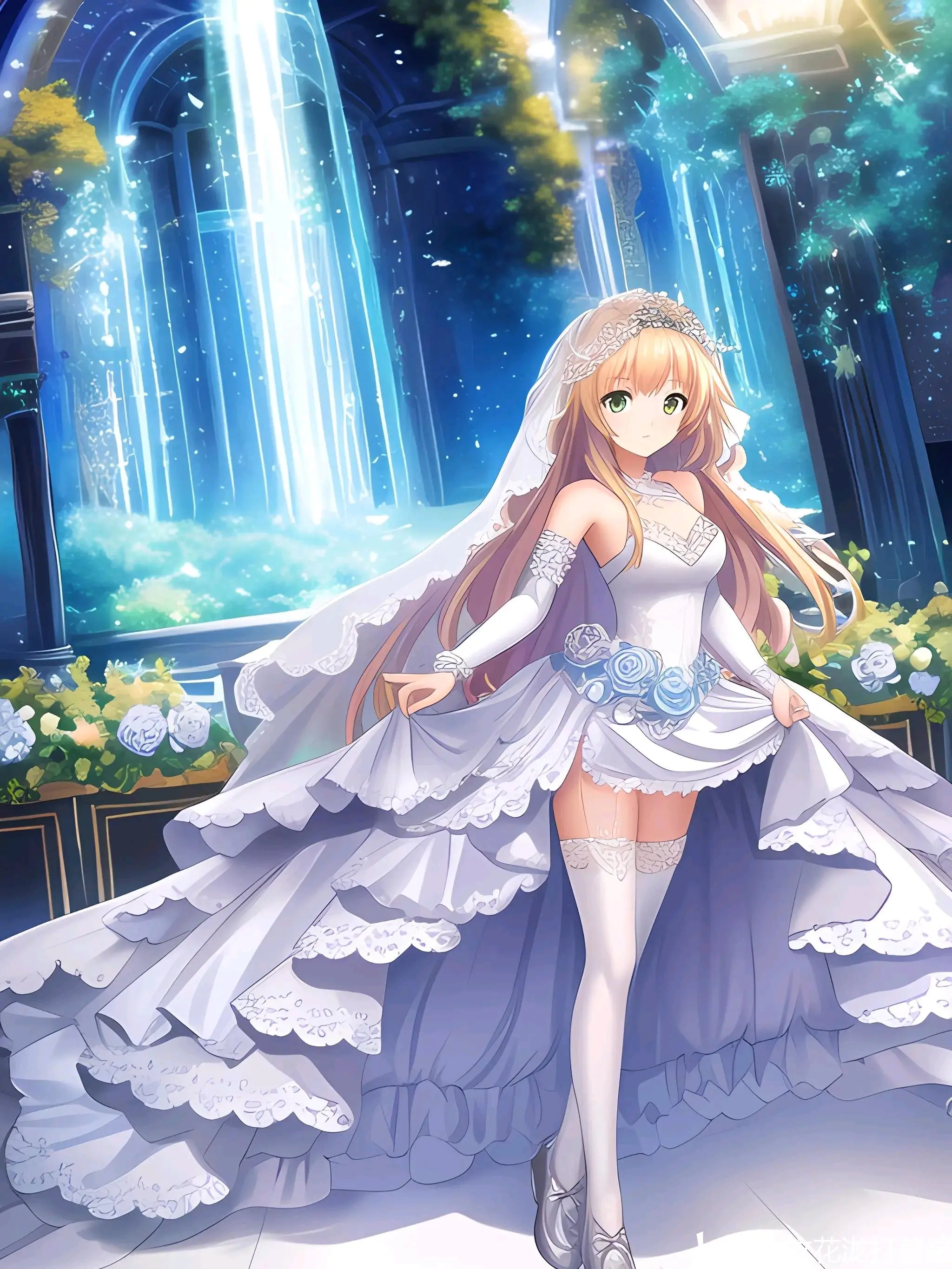 ai二次元婚纱壁纸