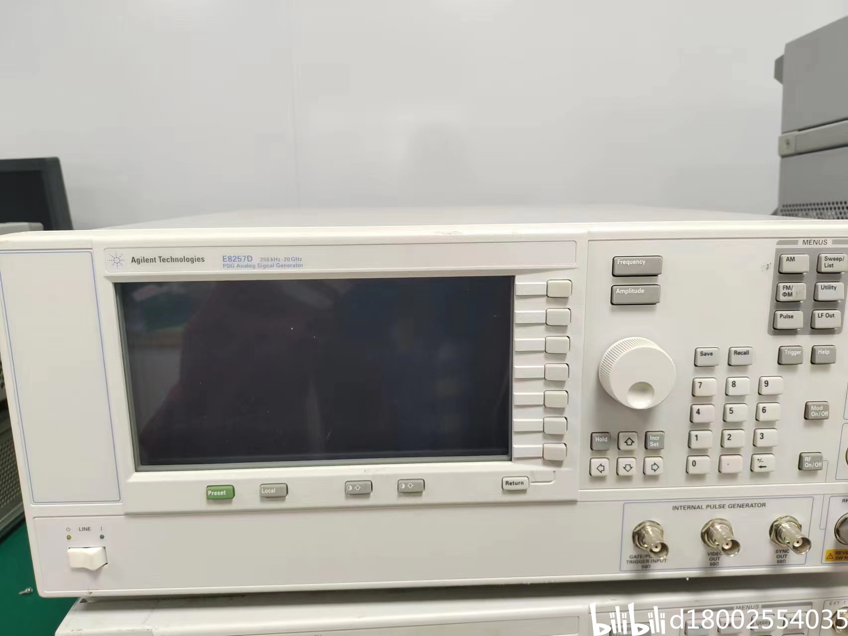 微波信号源安捷伦Agilent E8257D 哔哩哔哩
