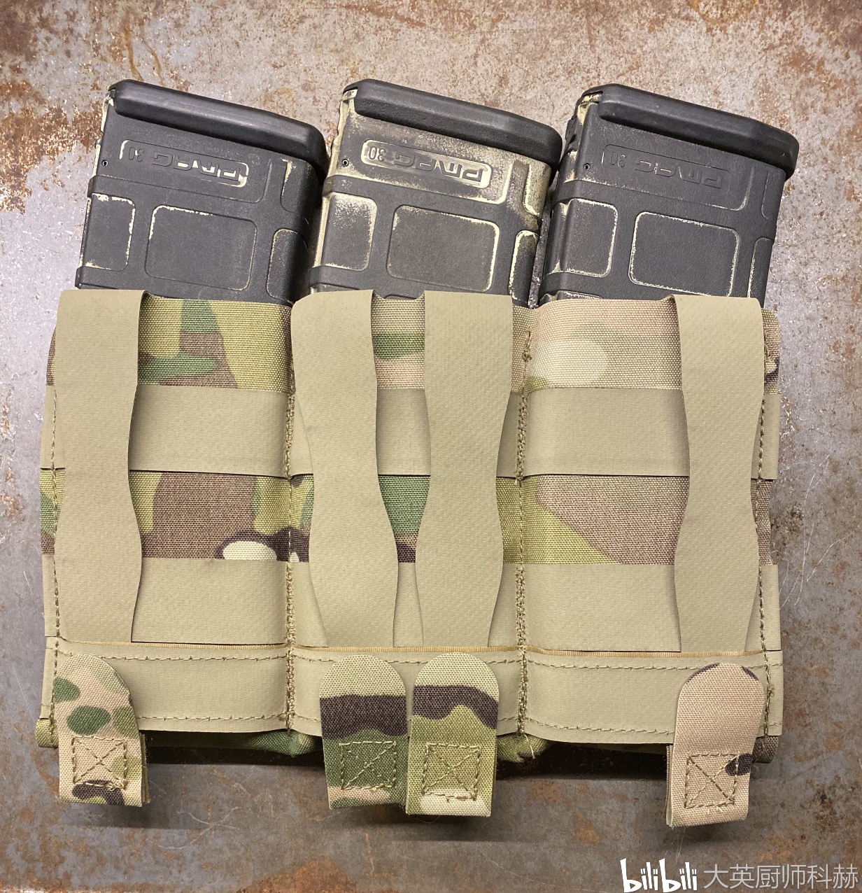 blue force gear三联可挂载快拔m4弹匣包评测