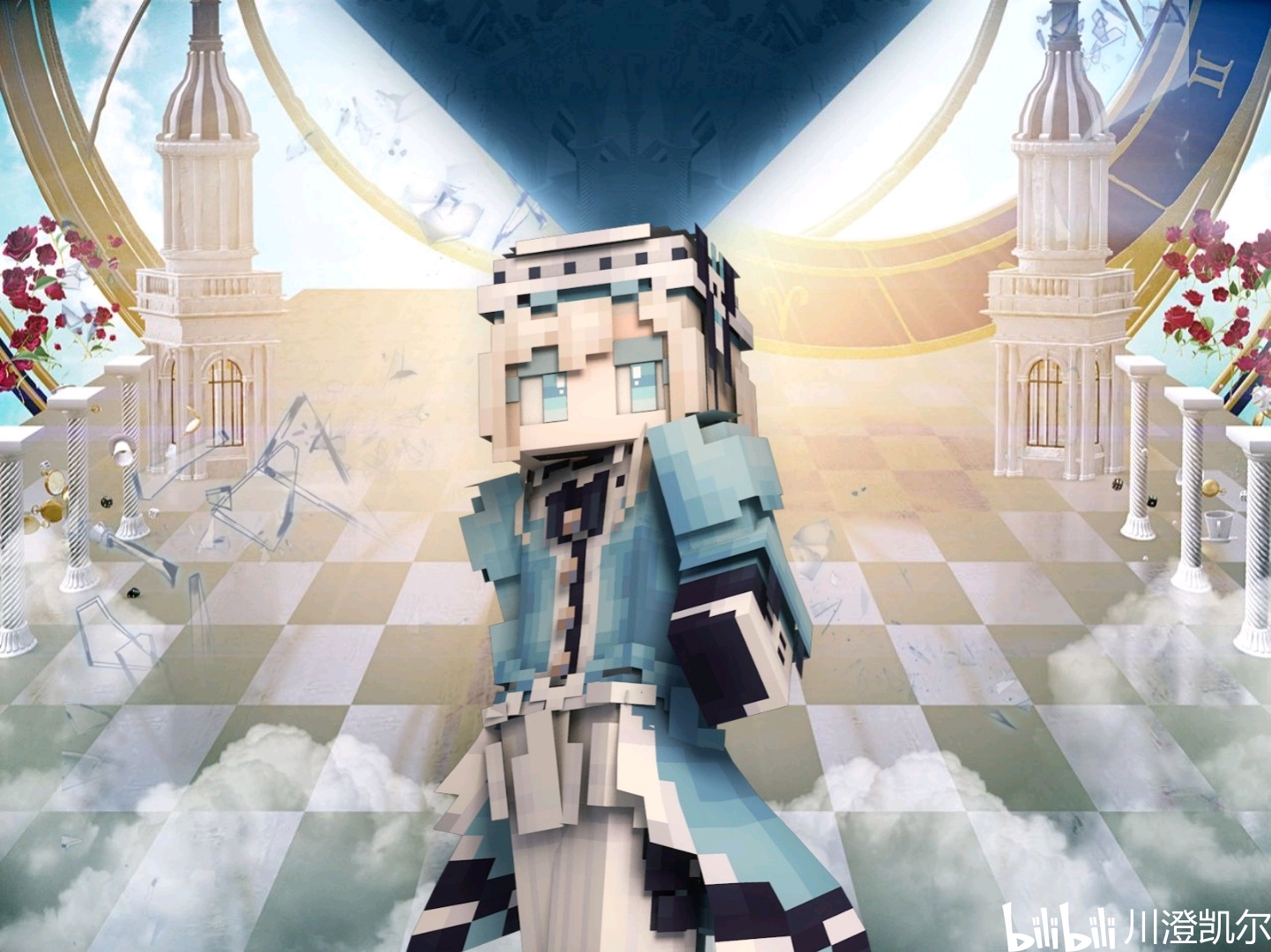 mc x 音游皮肤渲染图附件.