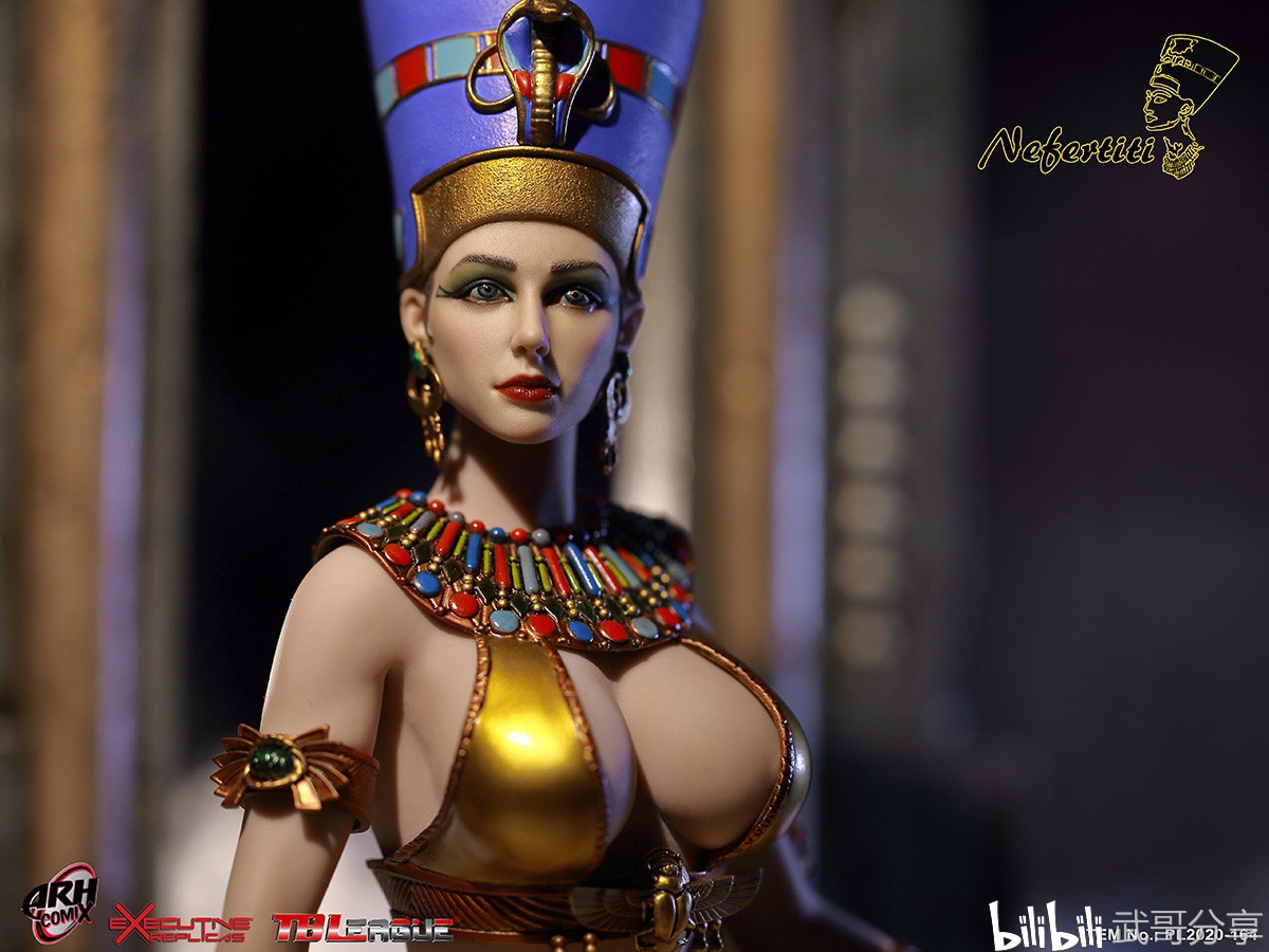 tbleague 新品:1/6 埃及王后 - nefertiti 纳芙蒂蒂 可动人偶(#pl2020