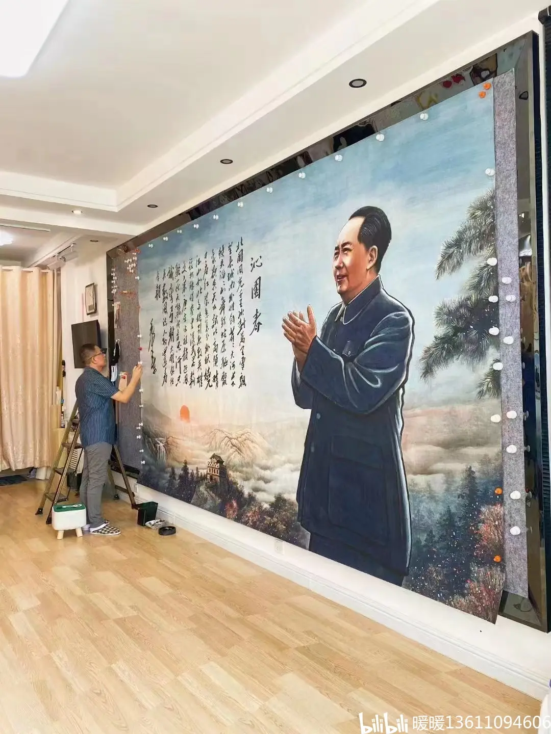 中美协画家魏鸿老师伟人肖像作品欣赏