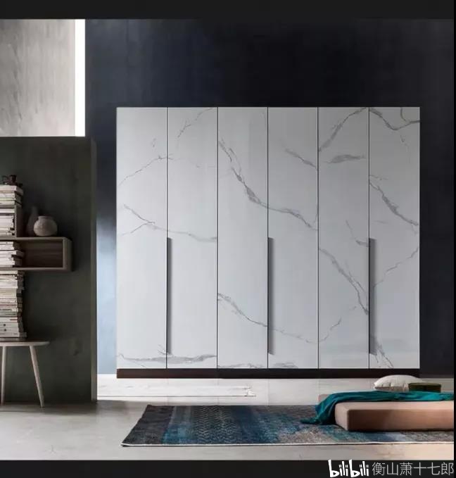 舒适更具魅力 ▲ 卧室衣柜柜门 超轻超薄韧性十足 ▲ 岩板楼梯应用