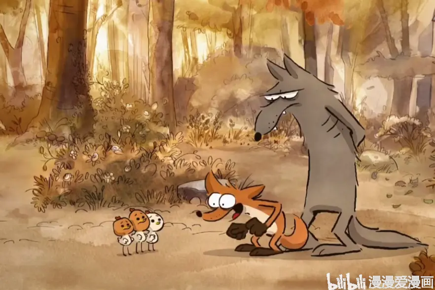 大坏狐狸的故事 一部治愈系动漫短片 看懂很多道理 哔哩哔哩