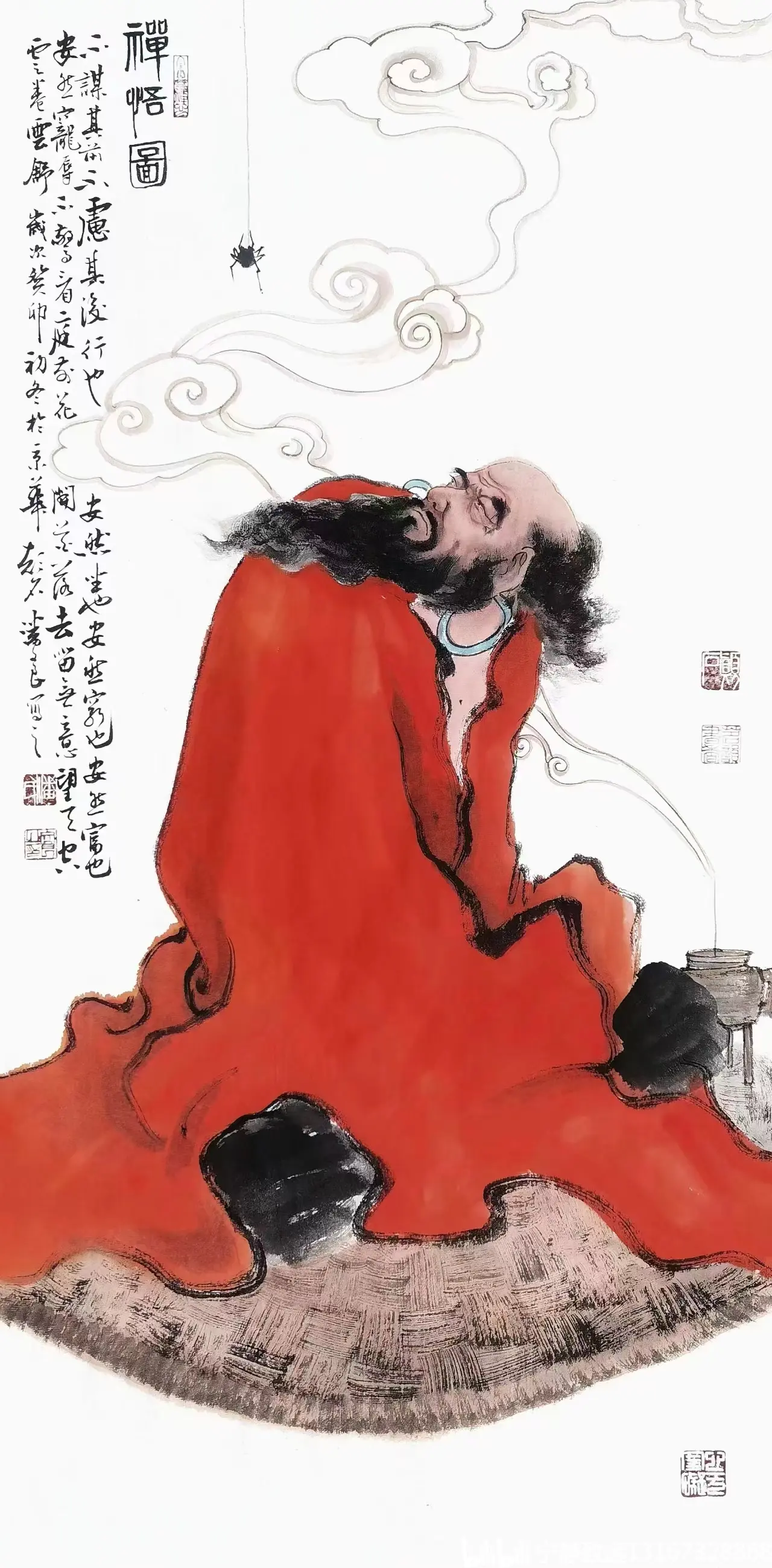 著名书画家潘文良《禅悟图》原创
