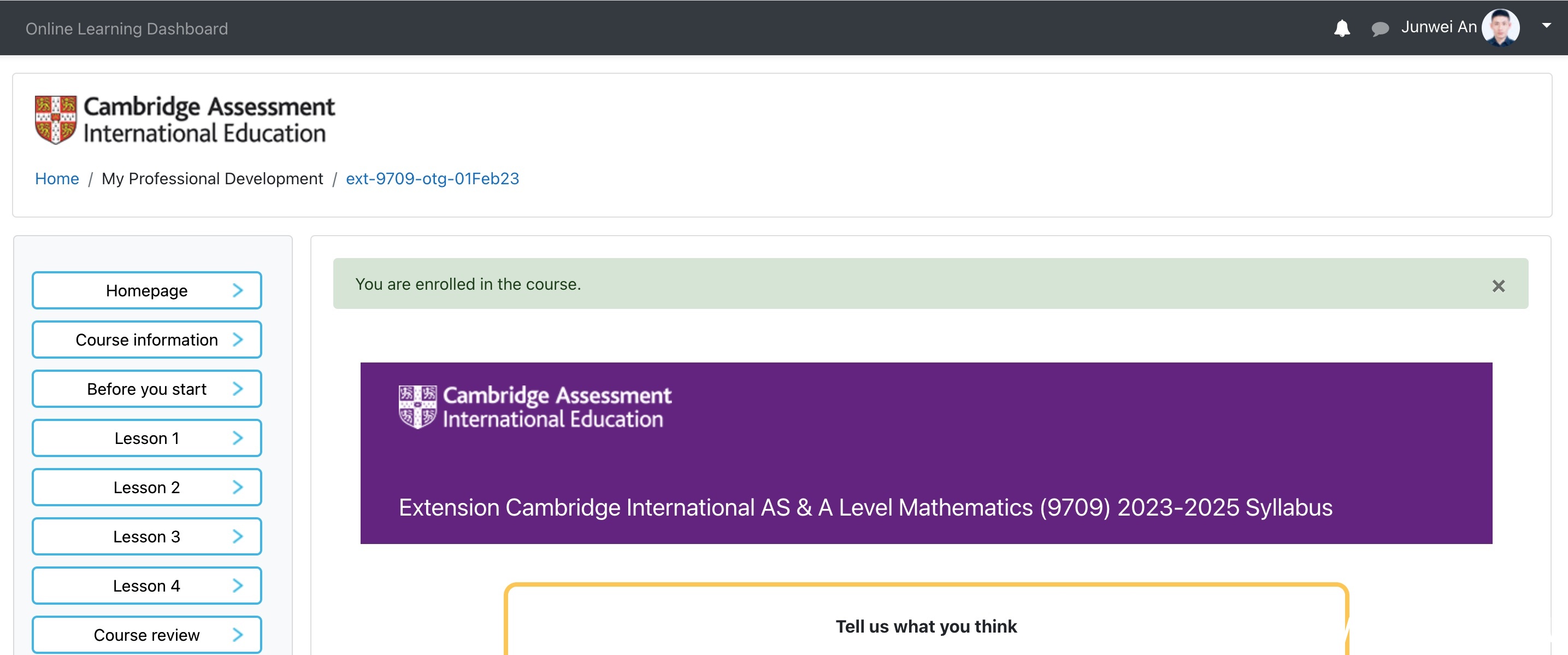 you-are-enrolled