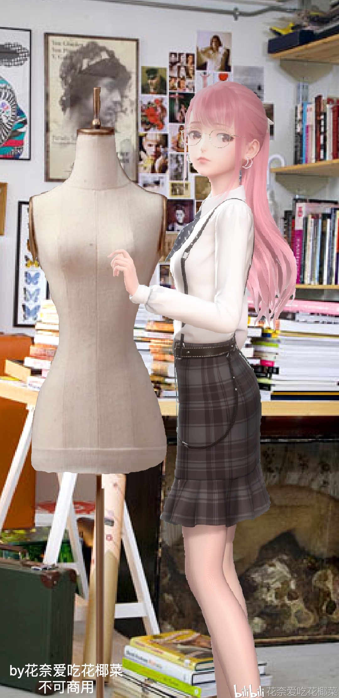 这是闪暖p图第一弹 新人p图多多指教 以上搭配为纯肝物(服装店,主线