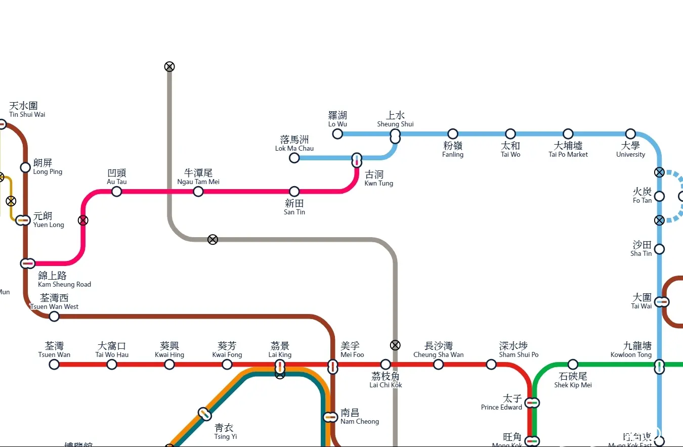 港铁2030年路线图图片