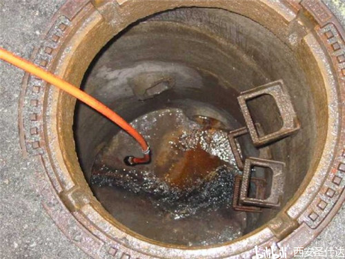 西安保洁公司管道疏通机,高压水流下水道疏通设备